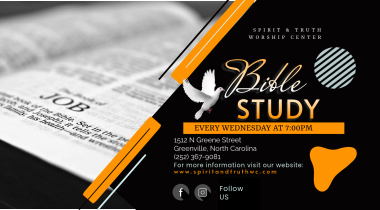Prayer and Bible Study Times slide