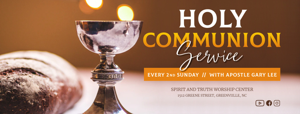 Holy Communion Service every second Sunday slide